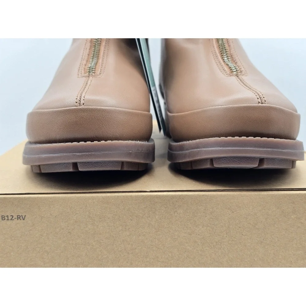 Womens‎ Size 9 D Leather Boots, Side Zip, Mercer, by Revitalign Orthotic - Tan